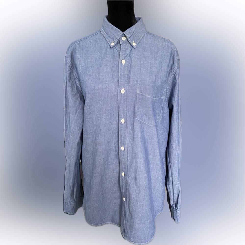 American Eagle Button Down Classic Fit Cotton Cha… - image 1